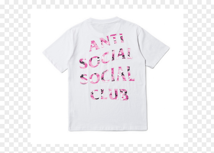 T-shirt Anti Social Club Streetwear Taobao Military Camouflage PNG