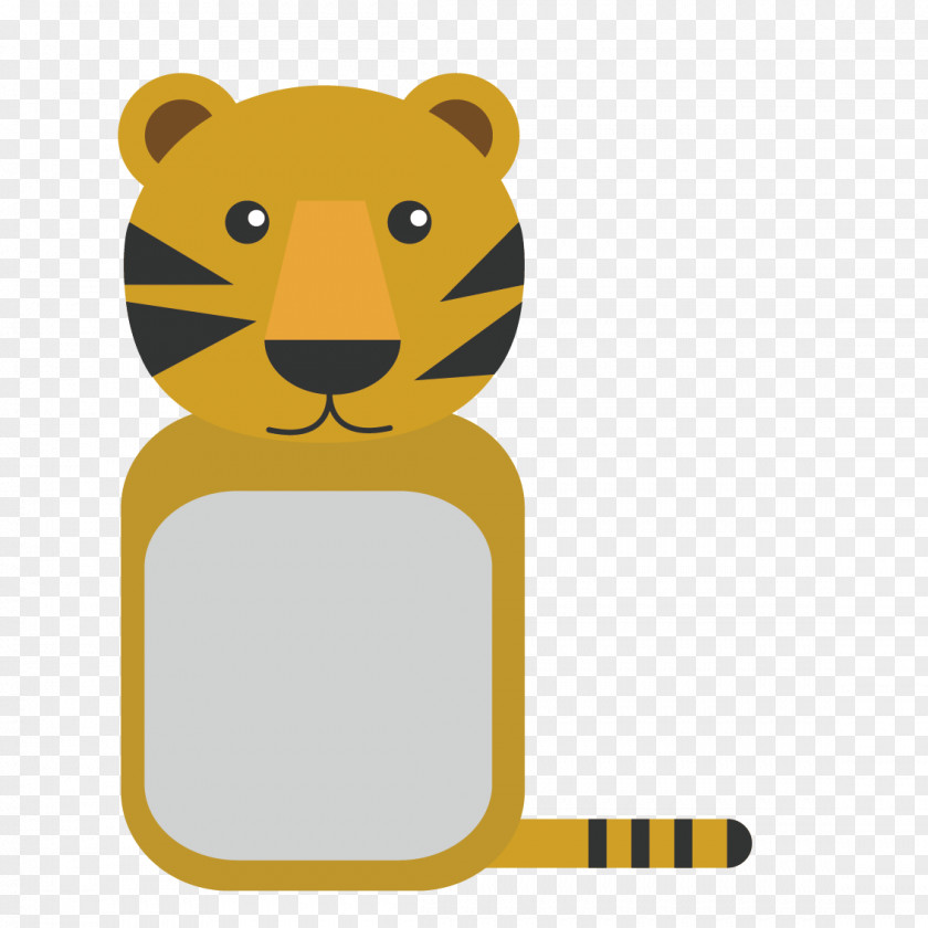 Animal Vector Cartoon Lion Tiger PNG