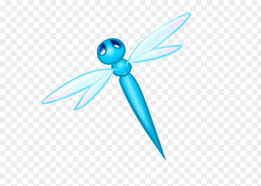Blue Cartoon Dragonfly Insect Drawing Clip Art PNG