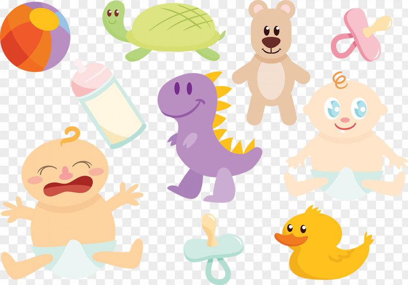 Cute Child Theme Vector Graphics Toy Infant PNG