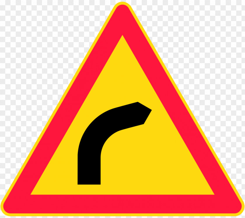 FINLAND Bourbaki Dangerous Bend Symbol Warning Sign Traffic Clip Art PNG