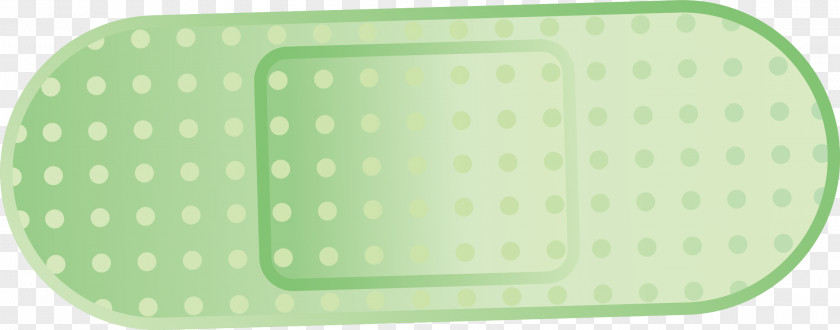 Fresh Band Aid Material Green Font PNG