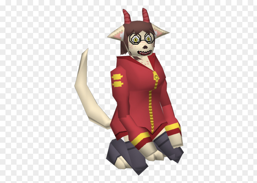 Furry Tumblr Cartoon Figurine Character PNG