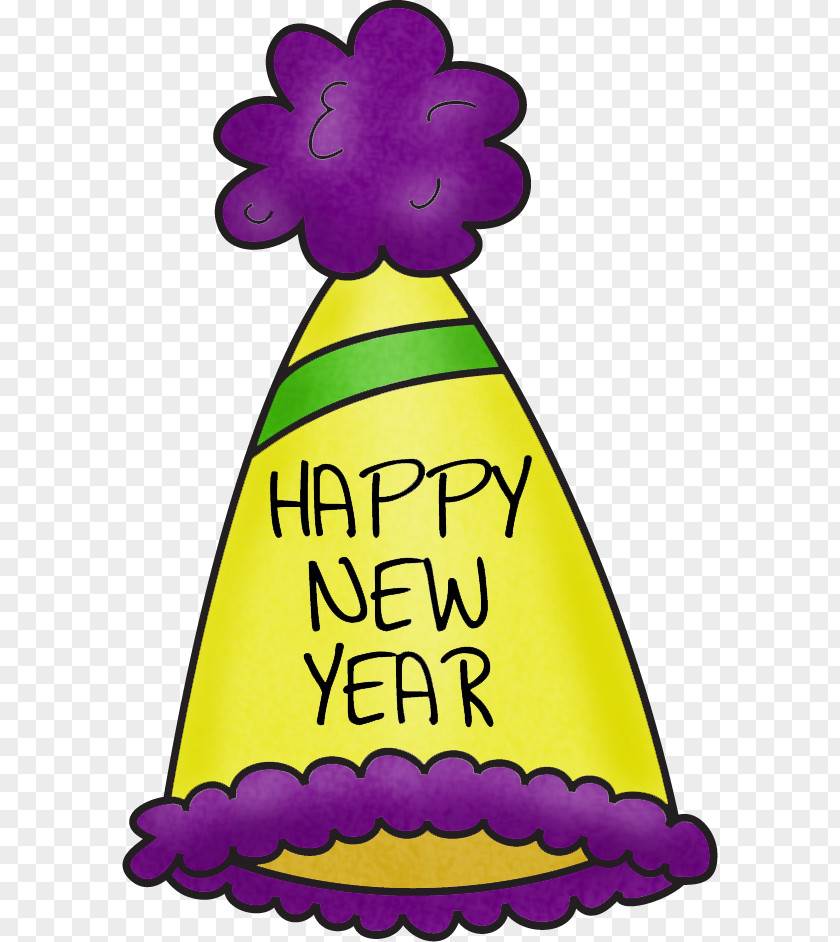 Graphics School New Years Eve Party Hat Clip Art PNG