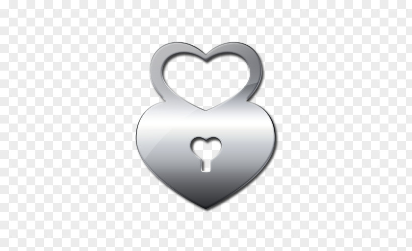 Heart Padlock Keyhole Love Lock PNG