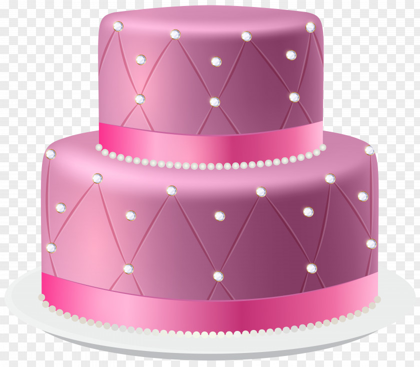 Pink Cake Clip Art Image Birthday Icing Torte Wedding Chocolate PNG