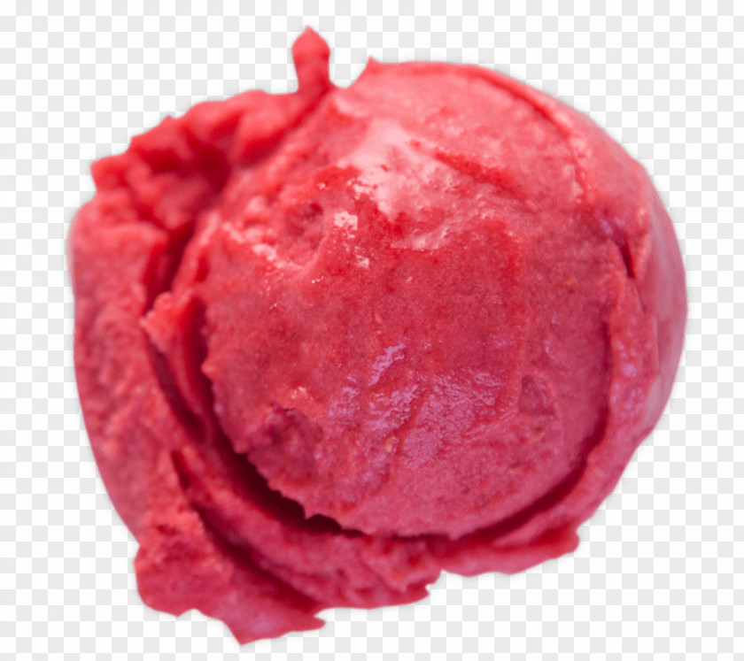 Raspberry Ice Cream Sorbet Gelato Carpaccio PNG