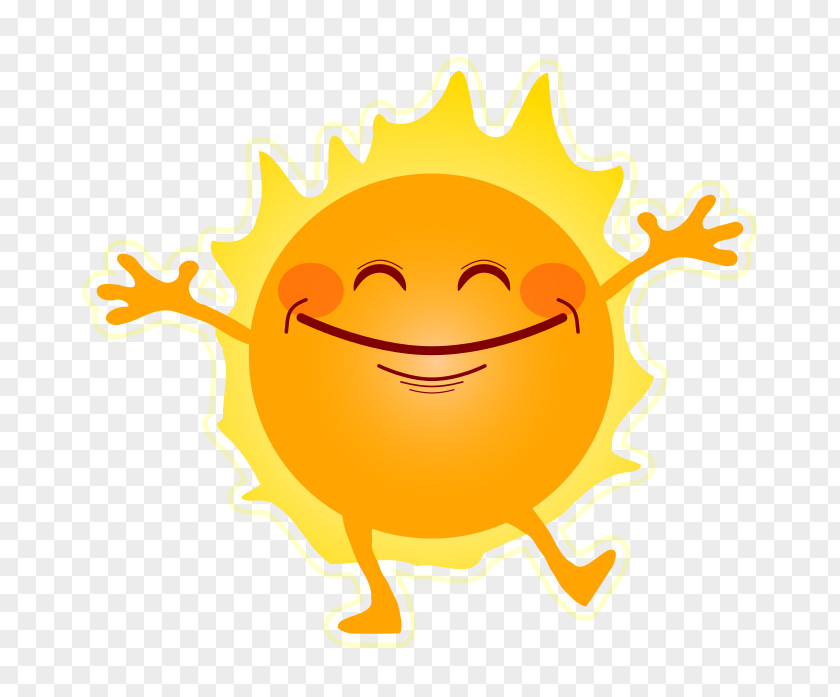 Sunshine Happiness Clip Art PNG