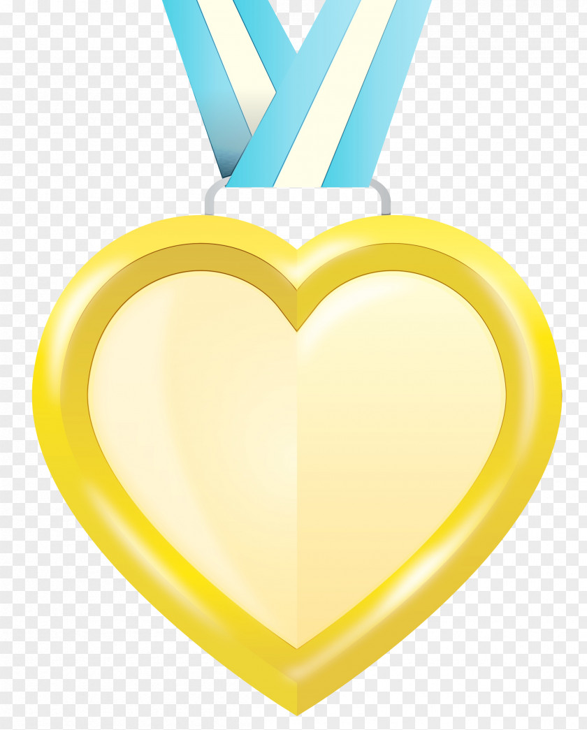Yellow Font Heart Jewellery M-095 PNG