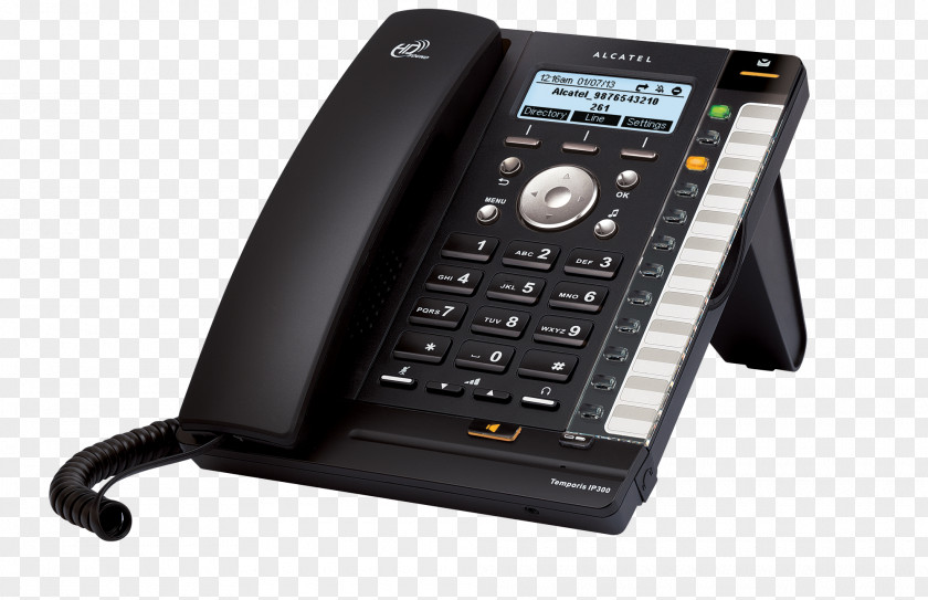 Alcatel Mobile ALCATEL Temporis IP300 Telephone VoIP Phone IP PBX PNG