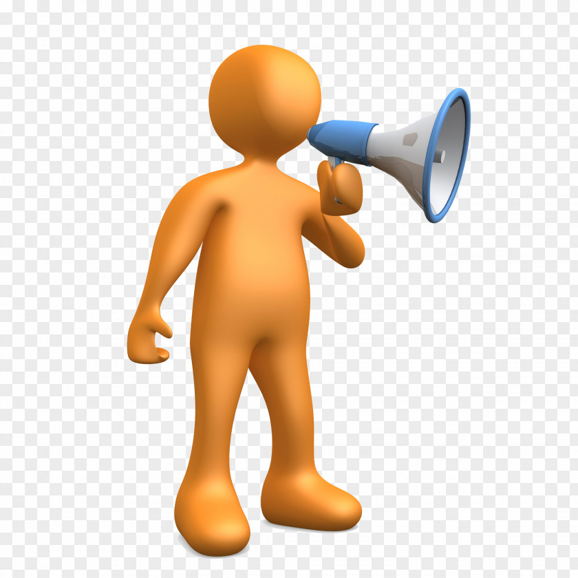 Someone With A Megaphone Royalty-free Clip Art PNG