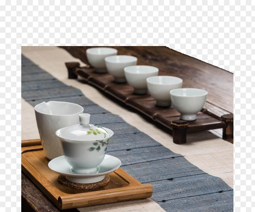 Tea On The Table Teaware PNG
