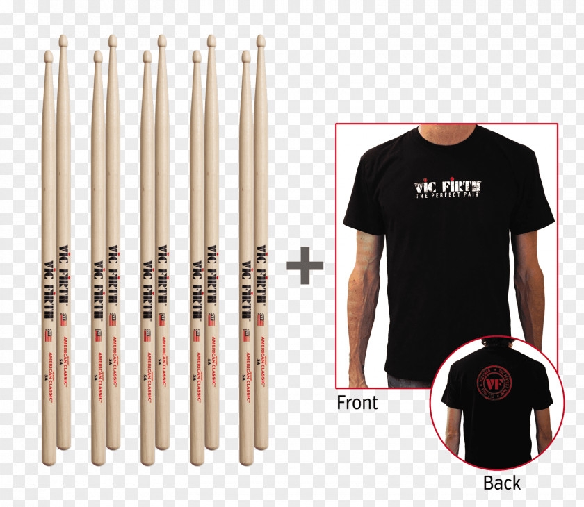 Drum Stick Hickory Percussion Mallet T-shirt PNG