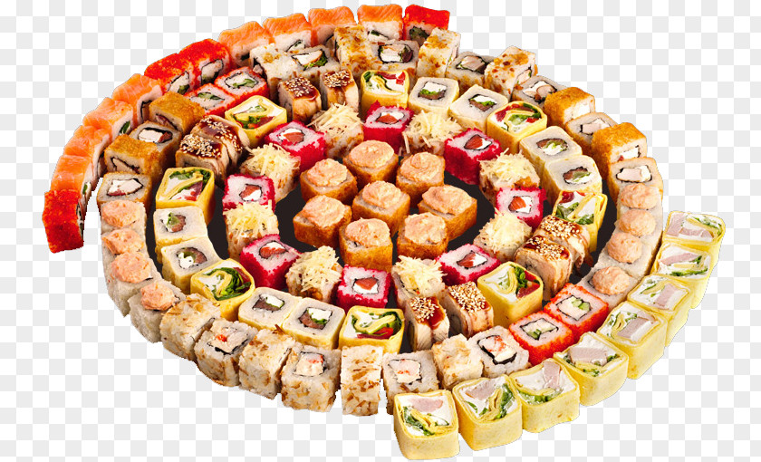 Canapé Petit Four Vegetarian Cuisine Asian Platter PNG