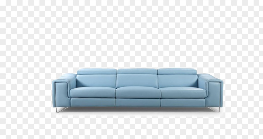 Decorative Blue Sofa Couch Bed PNG