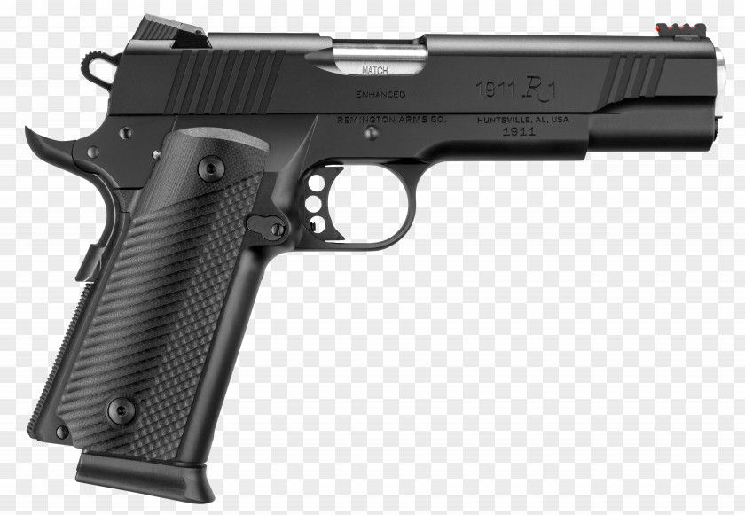 Handgun Remington 1911 R1 9×19mm Parabellum Semi-automatic Pistol PNG