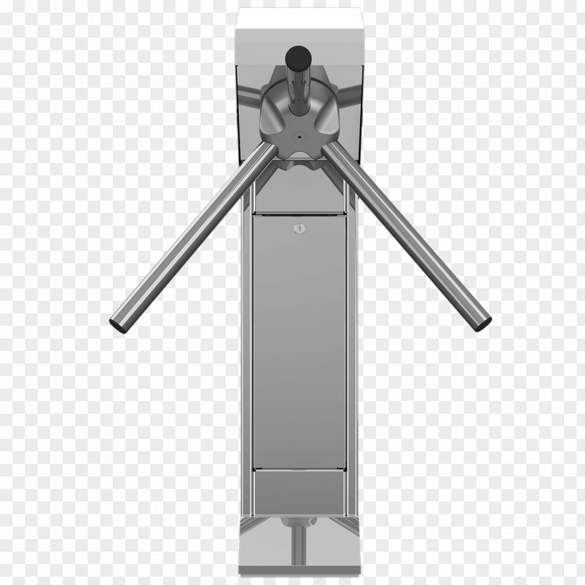 Pedestal Turnstile Stainless Steel Access Control PNG
