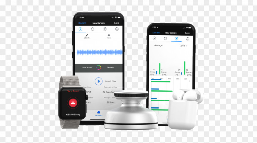 Smartphone Stethoscope Medicine Patient Artificial Intelligence PNG