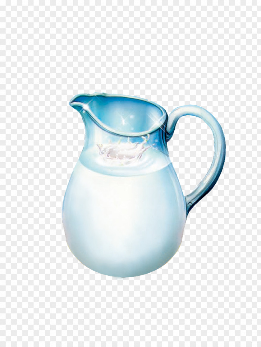 Glass Milk Jug Drink PNG