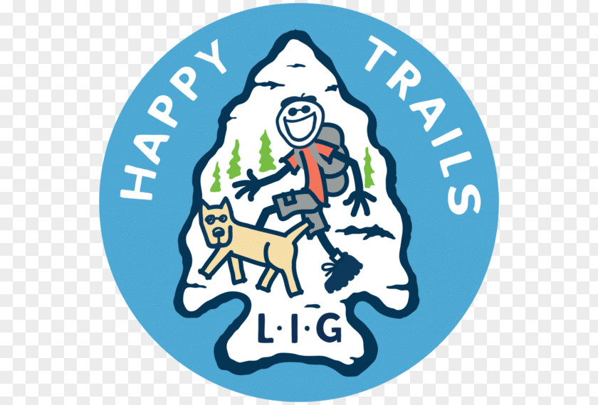 Hike Sticker Decal Happy Trails Organization PNG