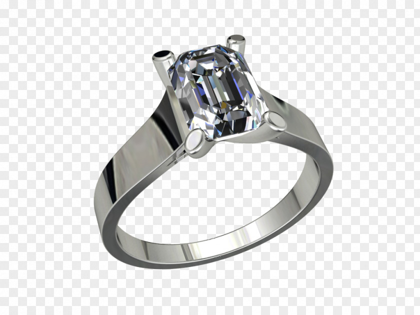 Jewellery Model Wedding Ring Silver Platinum PNG