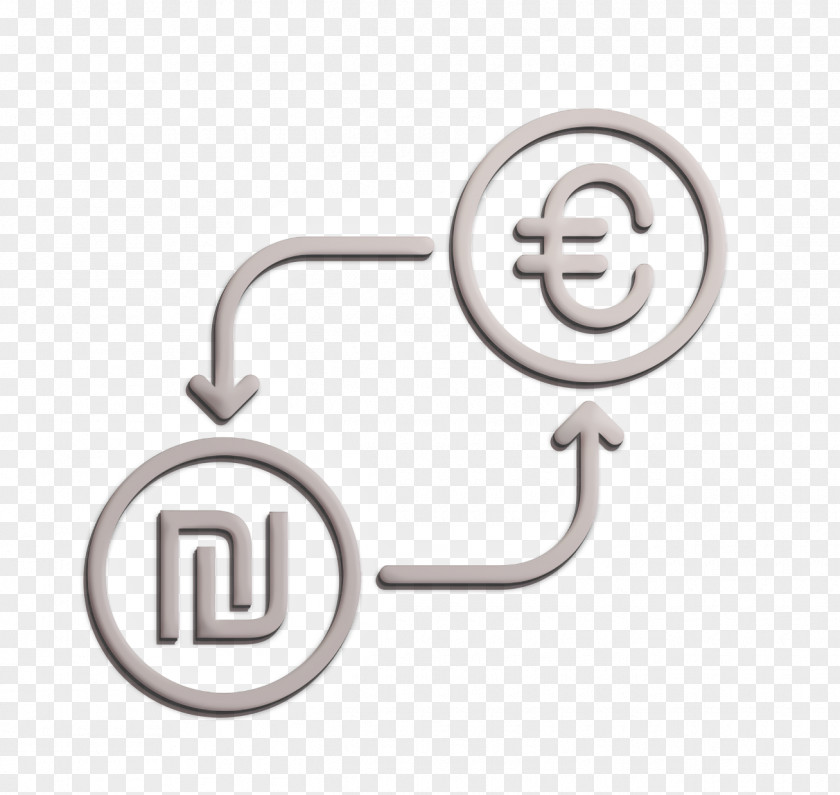 Metal Symbol Conversion Icon Currency Euro PNG