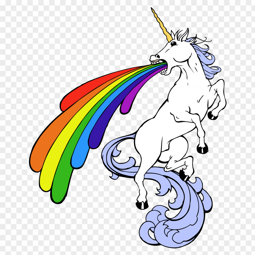 Unicorn Vomiting Art Electronic Cigarette Aerosol And Liquid YouTube PNG