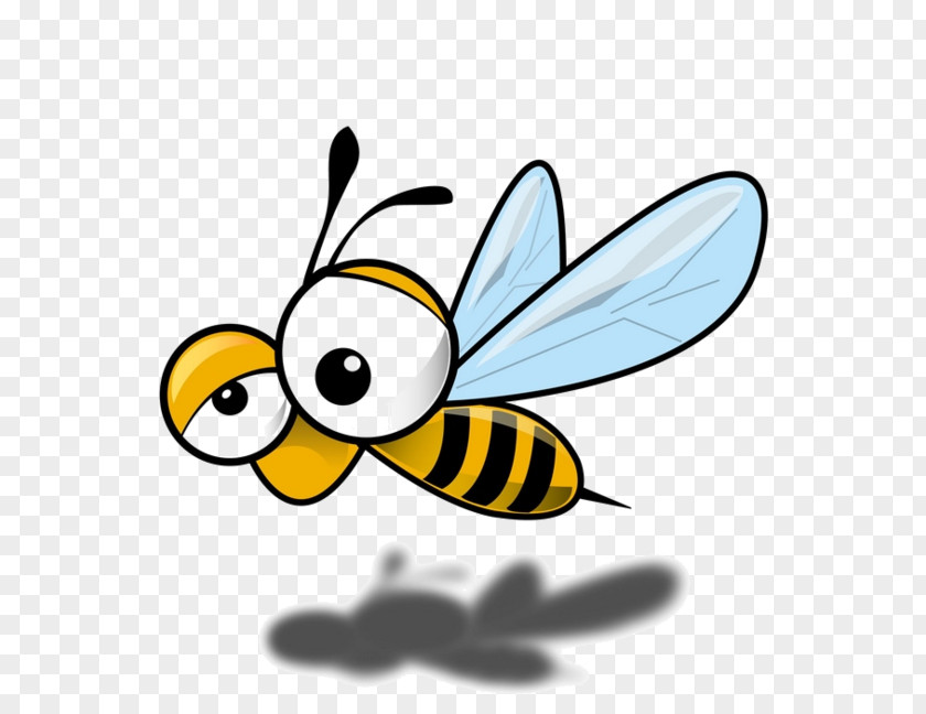 Flying Bee Honey Insect Beehive Drawing PNG
