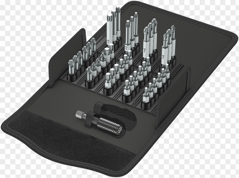 Screwdriver Wera Tools Kraftform Kompakt Multi-Bit Set Zyklop 8100SA4 41-Piece Ratchet PNG