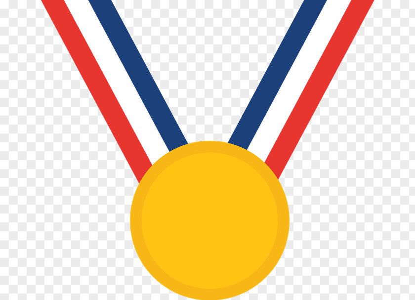 Summer Table Ribbon Olympics Medal Gold Clip Art PNG
