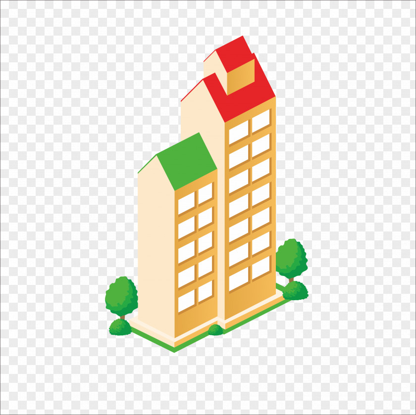 Flat Building Euclidean Vector Gratis Icon PNG