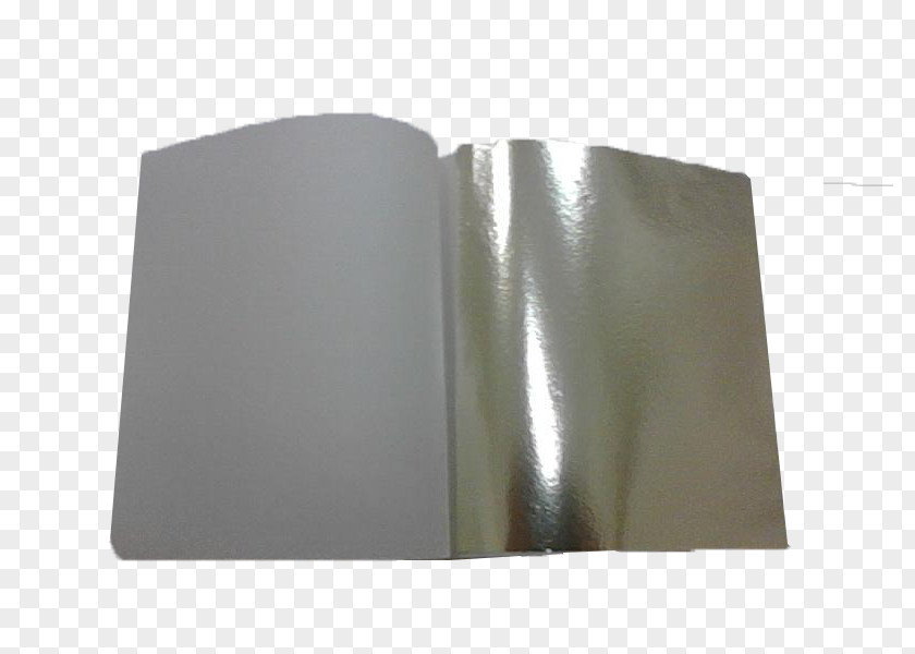 Flat Silver Foil Material Angle PNG