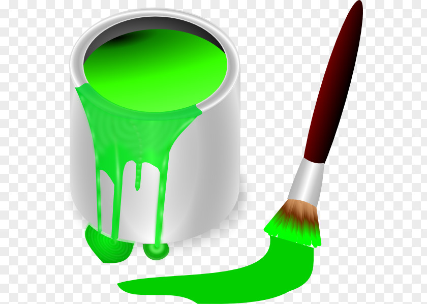 Paint Can Cliparts Color Green Clip Art PNG
