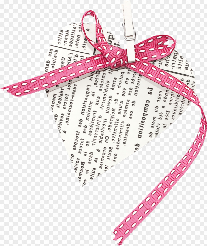 Pink Holiday Ornament Heart PNG