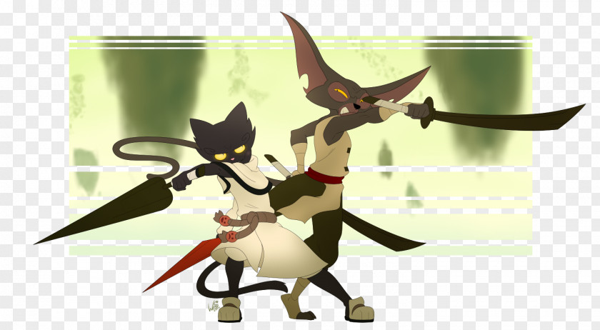 Wakfu Black Cat Dofus Krosmoz Ankama Fan Art PNG