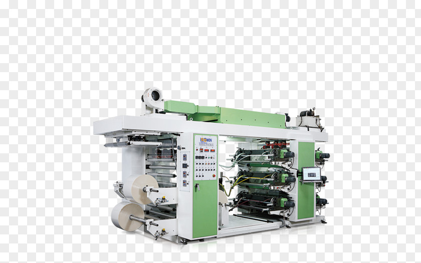 Business Machine Flexography Printing Press Manufacturing PNG