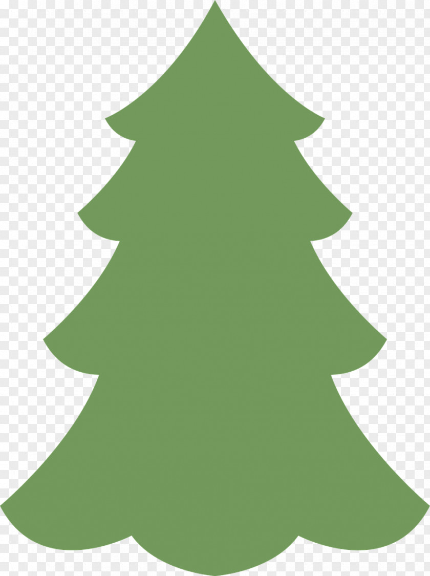 Christmas Tree Silhouette Free Stock Day Santa Claus Illustration PNG