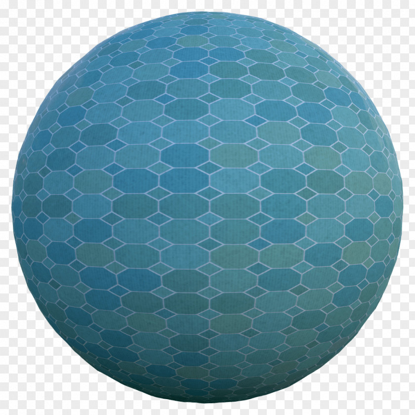 Electric Blue Sphere School Texture PNG