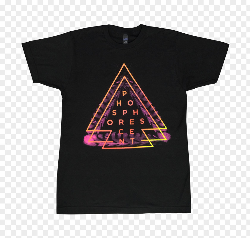 Neon Triangle T-shirt PNG