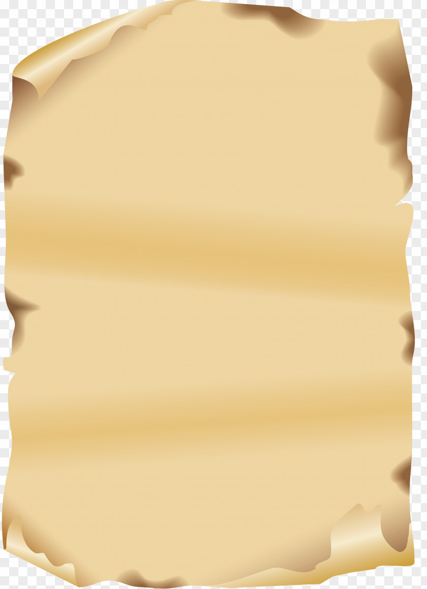Ripped Paper Scroll Clip Art PNG