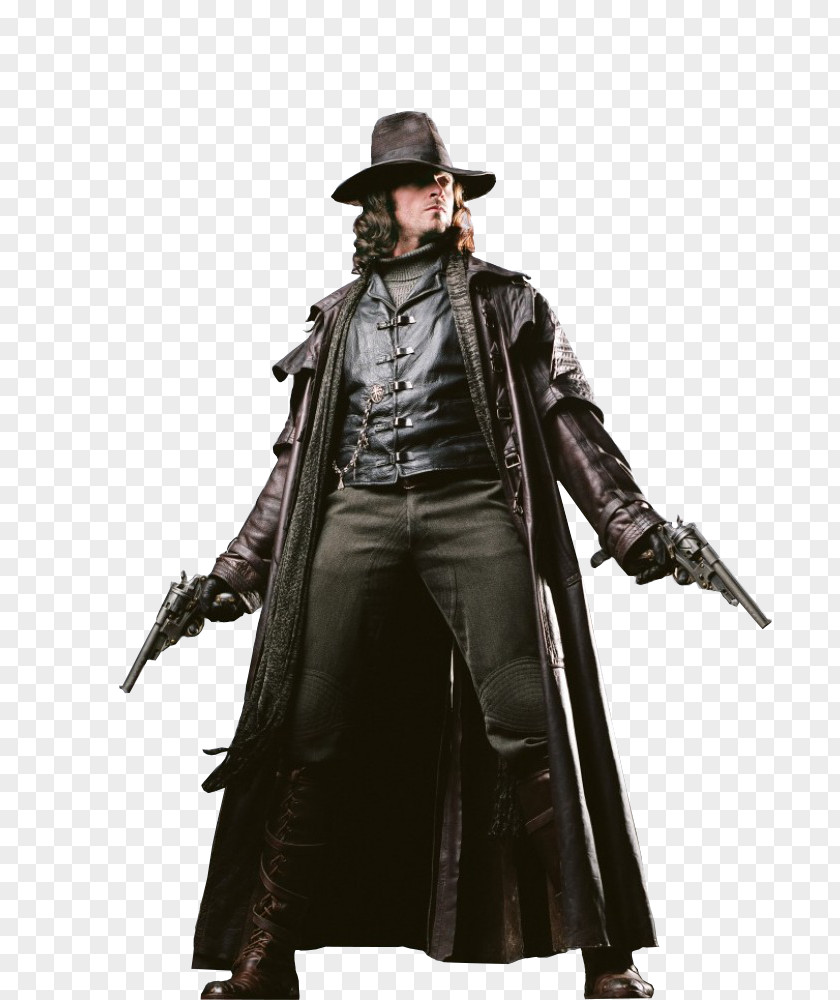 The Matrix Van Helsing Vampire Hunter Costume Cosplay Hellsing PNG