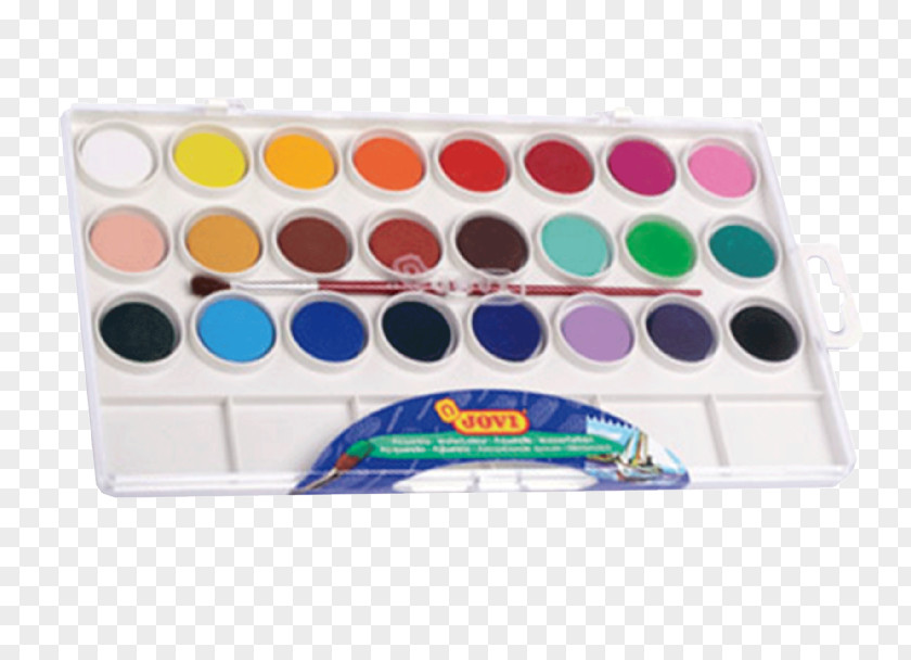 Acuarela Plastic Watercolor Painting Pen & Pencil Cases Palette Paper PNG