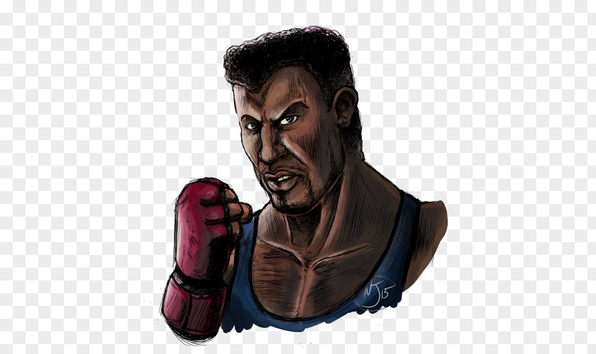 Boxing Glove Thumb Character PNG