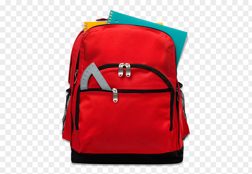 School Bag Supplies Student Education Backpack PNG