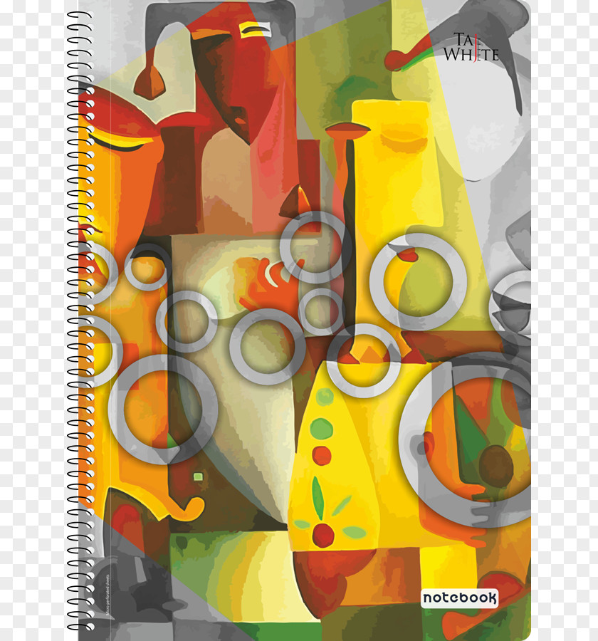 Spiral Notepad Modern Art Visual Arts Graphic Design PNG