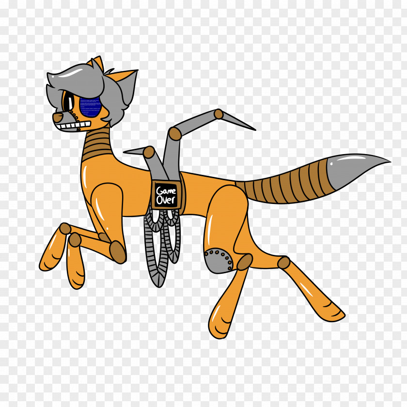 Tail Animation Horse Insect Dog Yellow Technology PNG