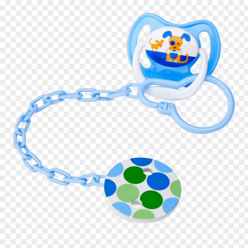 Blue Pacifier Teether Infant Baby Bottles Child PNG