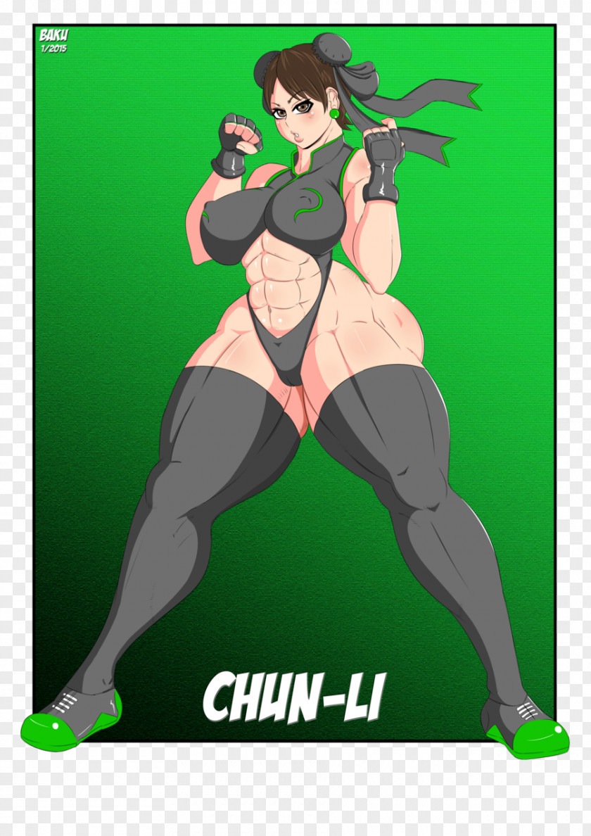 Chun Fiction Cartoon Character Muscle PNG