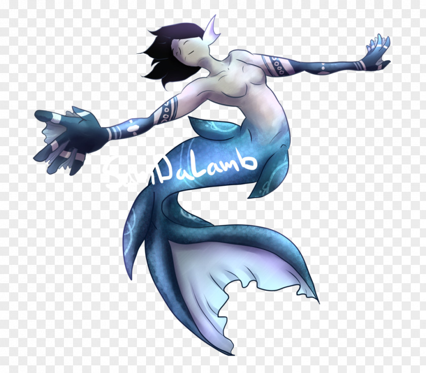 Legend Of The Blue Mermaid Porpoise Cartoon Figurine Cetacea PNG