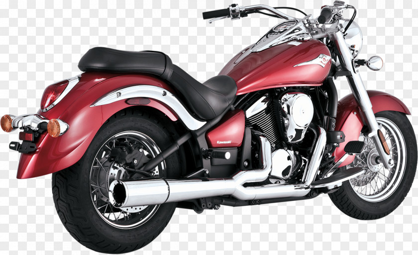 Motorcycle Exhaust System Kawasaki Vulcan 900 Classic Harley-Davidson PNG